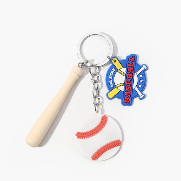 INF Akryl Baseboll Nyckelring Set - Snygg Bil & Nyckelaccessoar Model 8