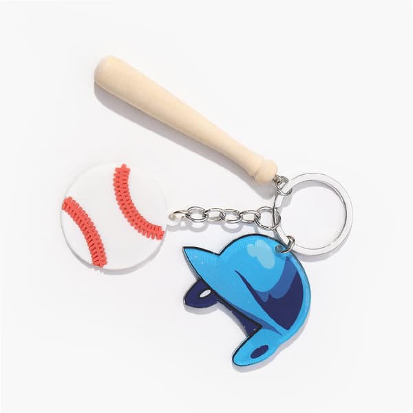 INF Akryl Baseboll Nyckelring Set - Snygg Bil & Nyckelaccessoar Model 4