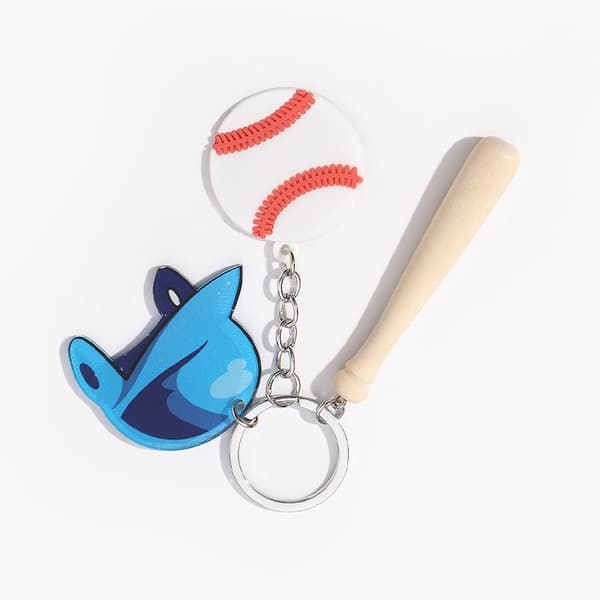INF Akryl Baseboll Nyckelring Set - Snygg Bil & Nyckelaccessoar Model 4