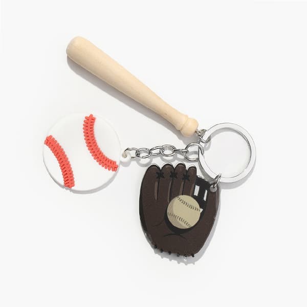 INF Akryl Baseboll Nyckelring Set - Snygg Bil & Nyckelaccessoar Model 3