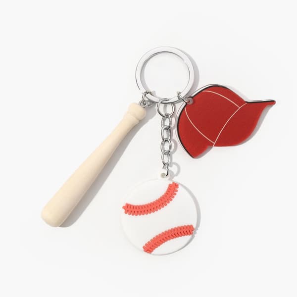 INF Akryl Baseboll Nyckelring Set - Snygg Bil & Nyckelaccessoar Model 1