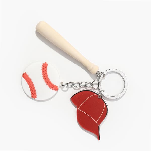 INF Akryl Baseboll Nyckelring Set - Snygg Bil & Nyckelaccessoar Model 1