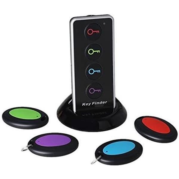 Key Finder - LED - Anti-lost whistler - Integrerad ficklampa - 4 mottagare - Blandat