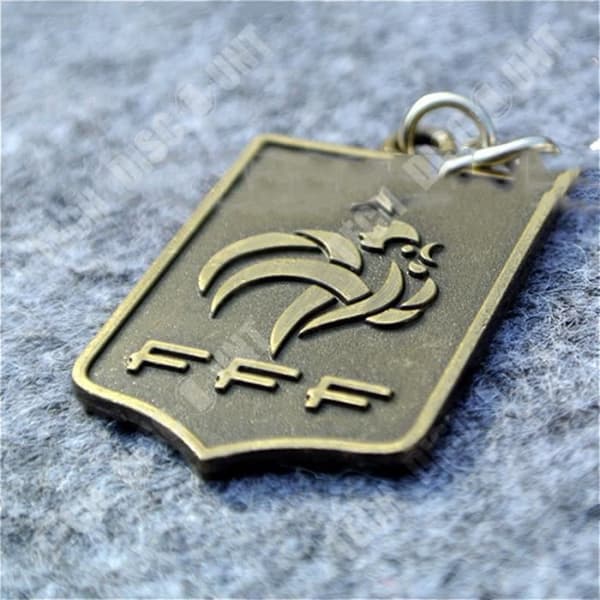 TD® Frankrike Nyckelring Europacupfans Souvenirhänge Team Logotyp Griezmann Mbappé Benzema Fans Presenter Periferiutrustning Gåvor