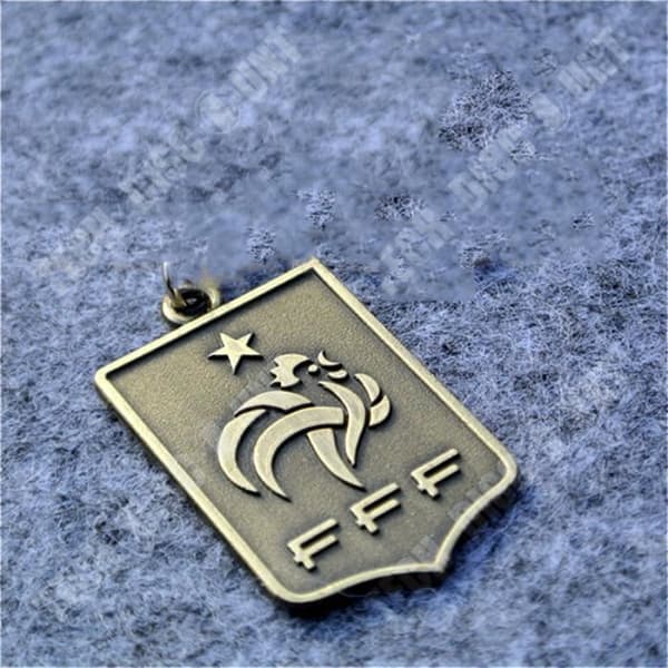 TD® Frankrike Nyckelring Europacupfans Souvenirhänge Team Logotyp Griezmann Mbappé Benzema Fans Presenter Periferiutrustning Gåvor