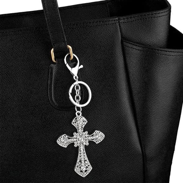 TD® Cross Design Nyckelring Anti-repor och slitstark Kompakt och bärbar