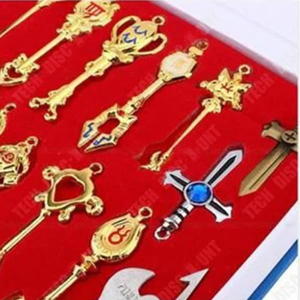 Fairy Tail Nyckelring - TEKNISK RABATT - Lucy Summons - Legering - Galvanisering - Anime