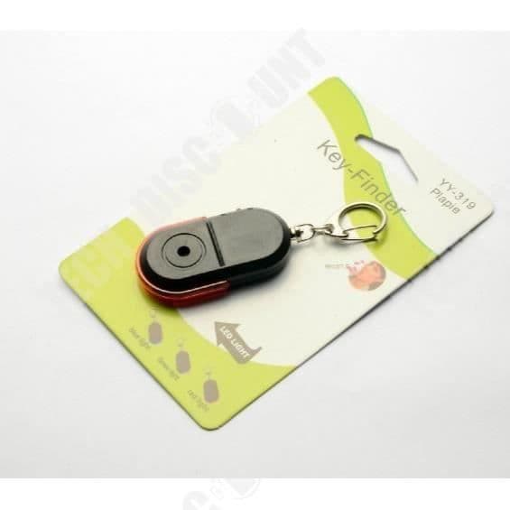 TD® Trådlös LED-nyckelfob Visselkontroll Anti-Lost Alarm Finder Dulcet Key Finder med signal och blixtljus