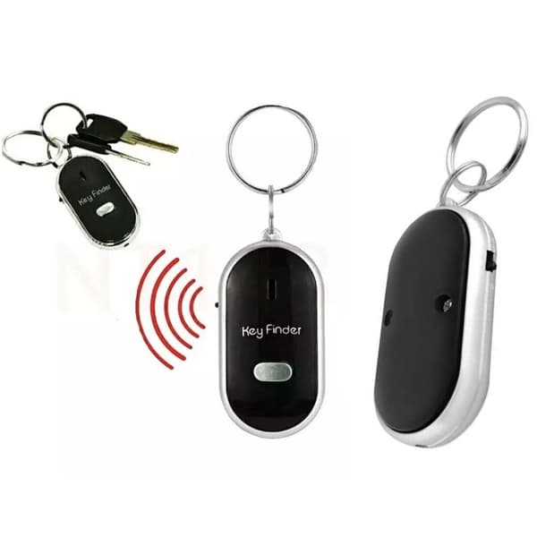 Nyckelhittare Key Finder med Visselfunktion Svart