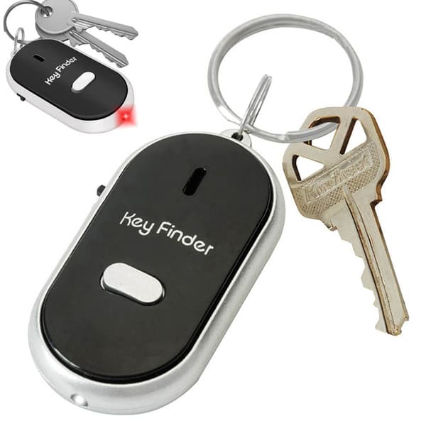 Nyckelhittare Key Finder med Visselfunktion Svart