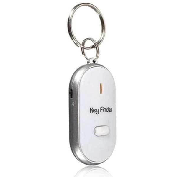 Nyckelhittare Key Finder med Visselfunktion Vit