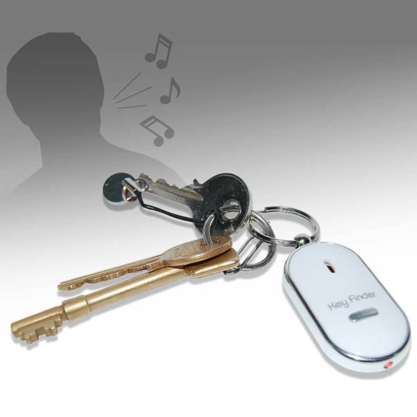 Nyckelhittare Key Finder med Visselfunktion Vit