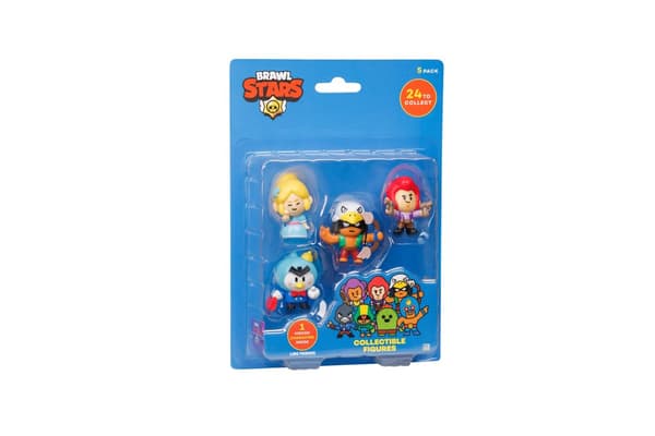 BRAWL STARS Figures 5-pack Series 1, 5 cm