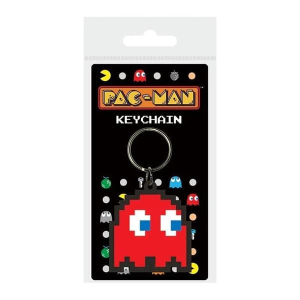Pac-Man Blinky Nyckelring - Pac Man - Håll - Vit