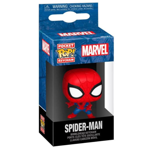 Porteckey Funko Pop ! - Marvel - Spider-Man Classics - Röd - PVC - Både män och kvinnor