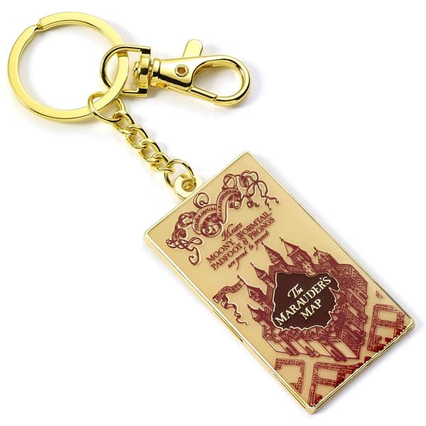 Harry Potter Marauders&#39; Map keychain