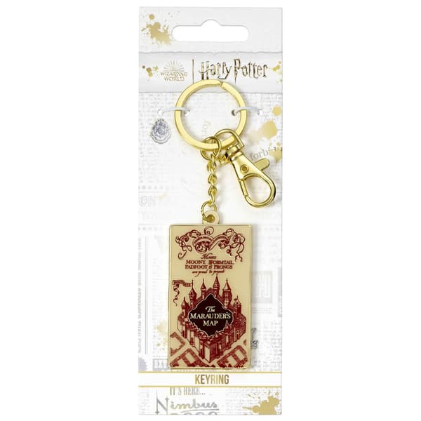 Harry Potter Marauders&#39; Map keychain