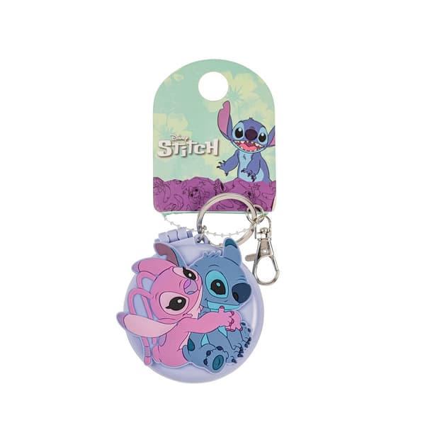 Disney Stitch &#38; Angel Keychain brush and mirror