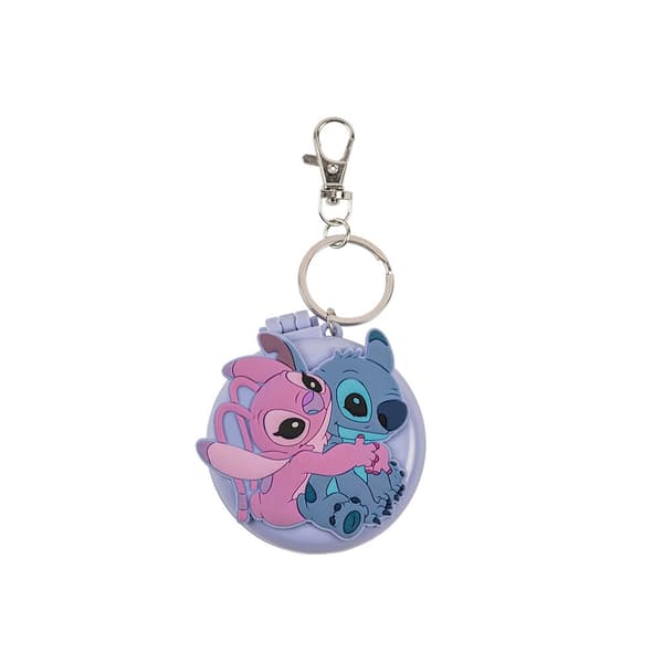Disney Stitch &#38; Angel Keychain brush and mirror