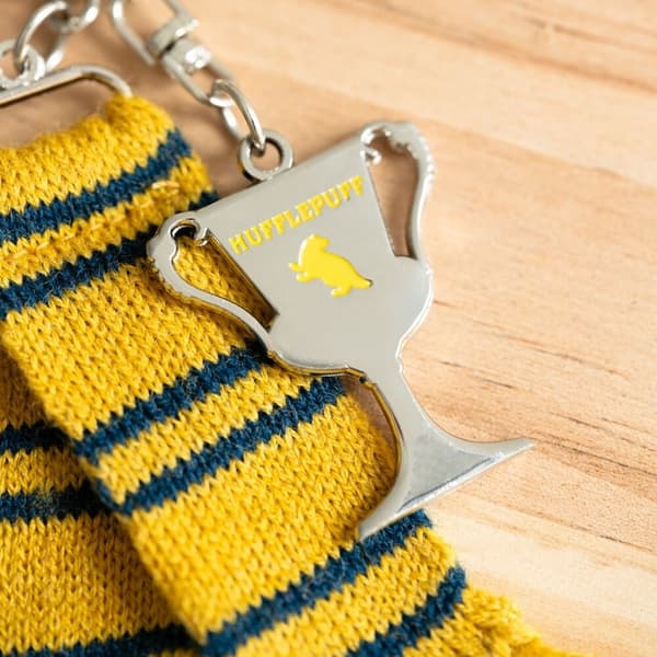 Harry Potter Hufflepuff scarf keychain