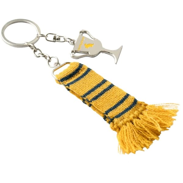 Harry Potter Hufflepuff scarf keychain