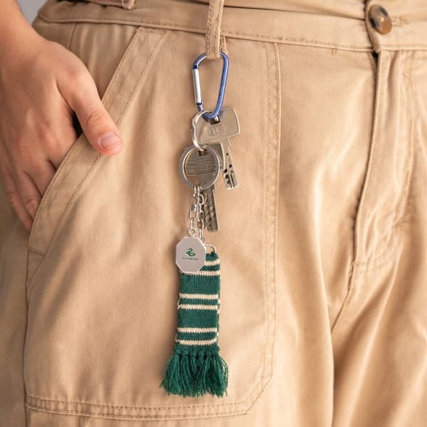 Harry Potter Slytherin scarf keychain