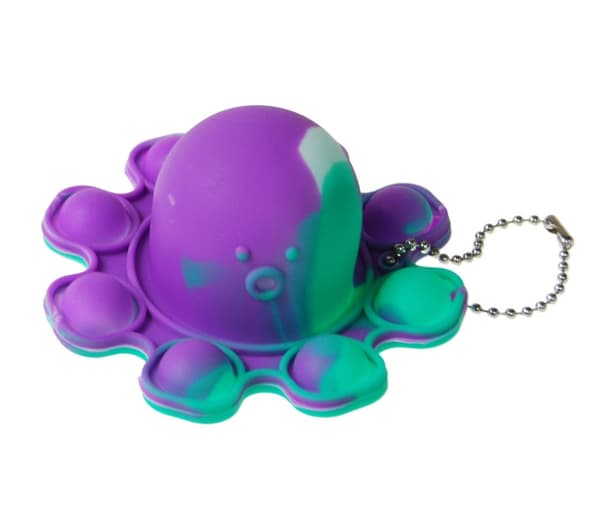 Octopus Push Pop Sensorisk nyckelring Midex 9745
