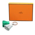 Miniatyrbild 6 av 6: Pre-owned Hermès Lambskin Carmen Uno Dos Key Ring Green