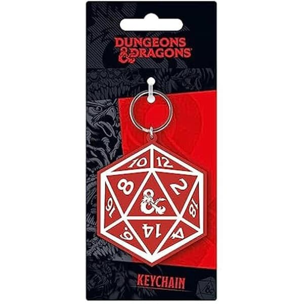 Nyckelring - PYRAMID - Dungeons &amp; Dragons - Multicolor - Hög kvalitet - Unisex