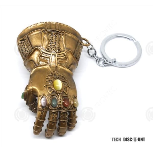 INN® Nyckelring avengers infinity war thanos handskar pansar brun dekoration äventyr zinklegering söt gammal flasköppnare man