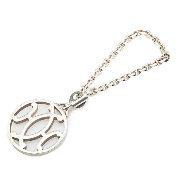 Pre-owned Hermès Palladium Plated Metal Bag Charm Silver