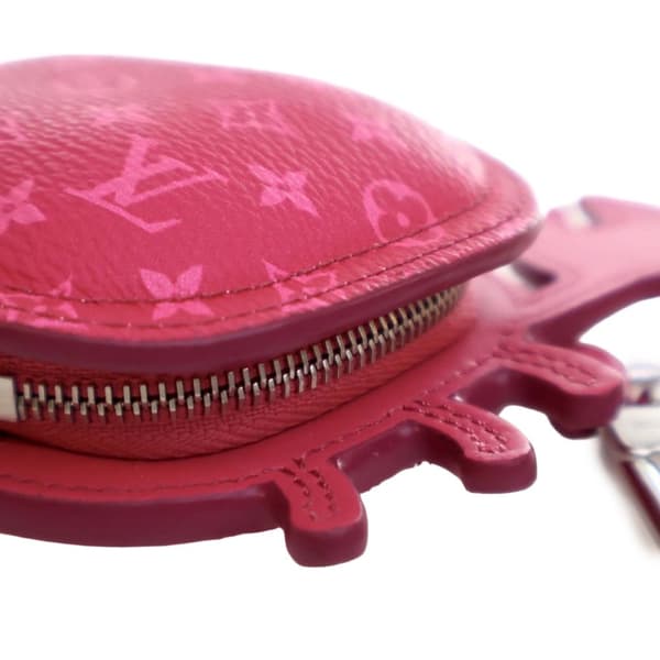 Pre-owned Louis Vuitton Monogram Crab Bag Charm Pink