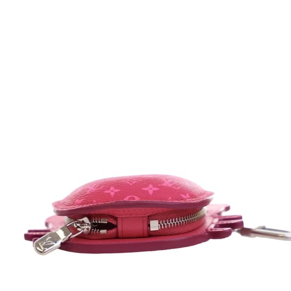 Pre-owned Louis Vuitton Monogram Crab Bag Charm Pink