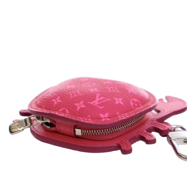 Pre-owned Louis Vuitton Monogram Crab Bag Charm Pink