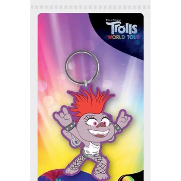 TROLLS WORLD TOUR - Barb - Nyckelring Gummi