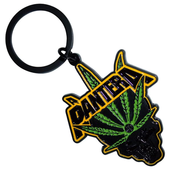 Pantera Skull Keyring Keychain One Size