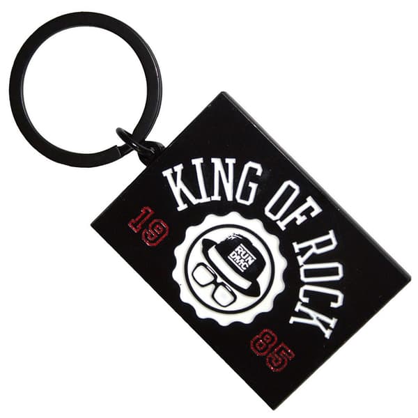 Run DMC King Of Rock Keyring Keychain One Size