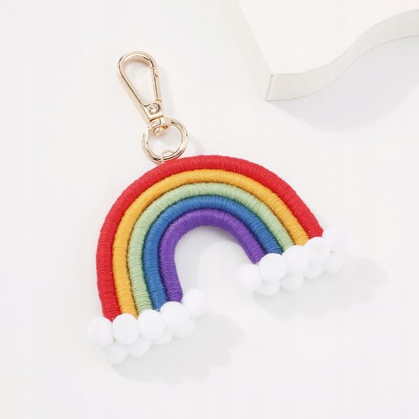 NYCKELRINGSVÄSKA REGNBÅG PRIDE HBTQ 486
