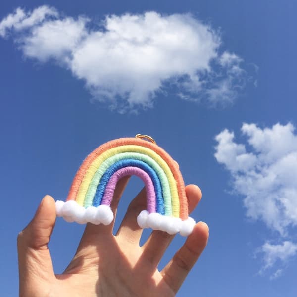 NYCKELRINGSVÄSKA REGNBÅG PRIDE HBTQ 486