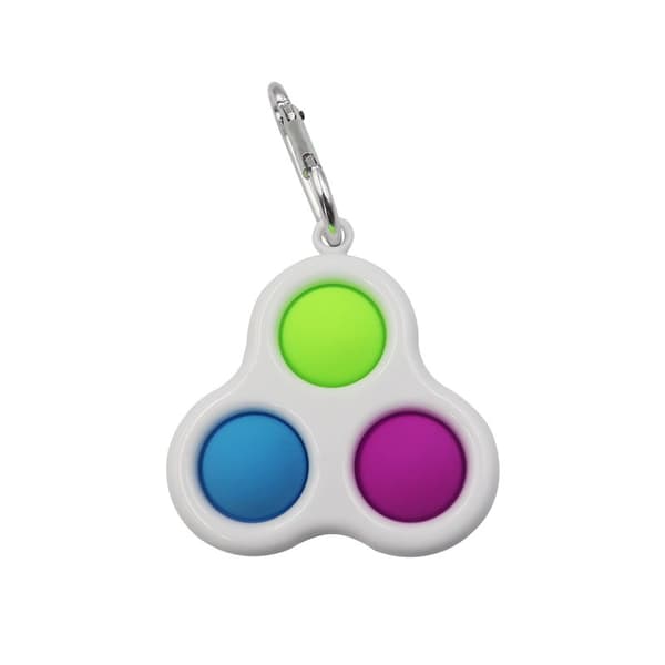 Squishy Balls Farverig Boble Nøglering 405