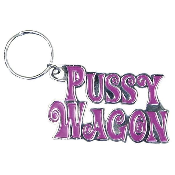 Nyckelring - Kill Bill - PUSSY WAGON - Metall - Replika - Rosa färg