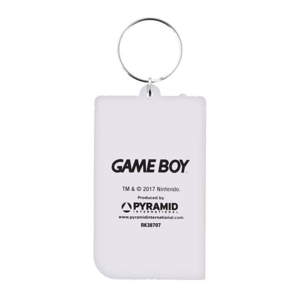 Nyckelring - NINTENDO - Gameboy - Metall - Vit - Grå