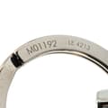 Miniatyrbilde 2 av 5: Pre-owned Louis Vuitton Stainless Steel LV Initials Key Holder And Bag Charm Silver