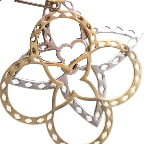 Pre-owned Louis Vuitton Gold Plated Neo Tapage Bag Charm Gold