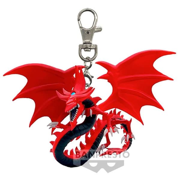 Nyckelring - Banpresto - Yu-Gi-Oh! - Slifer The Sky Dragon - Röd - Blandet