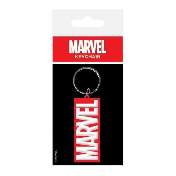 Marvel Logo gumminyckelring 6 cm - MARVEL - Canap Break - Nörd - Blandat - Vuxen