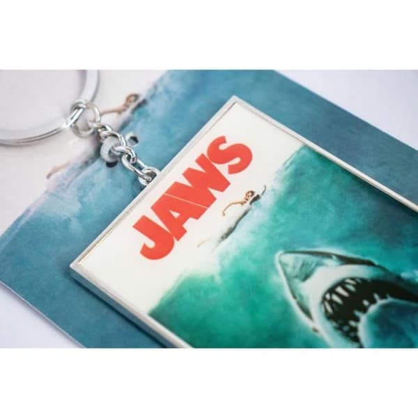 Jaws logotyp metall nyckelring - JOY TOY - Nyckelring - Svart