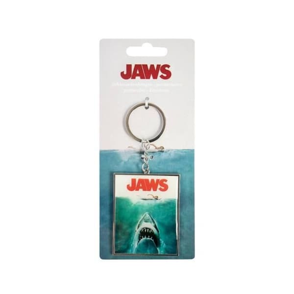 Jaws logotyp metall nyckelring - JOY TOY - Nyckelring - Svart