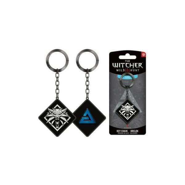 Bra Beute - The Witcher III: Wild Hunt - Aard Symbol Nyckelring