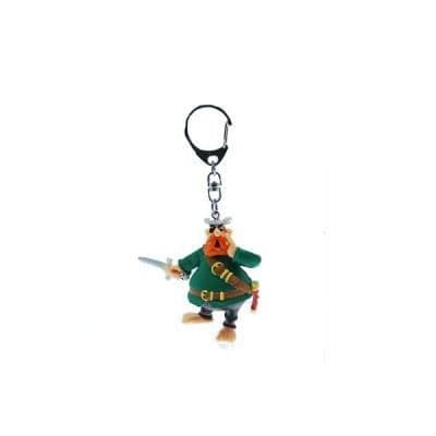 Nyckelring - PLASTOY - Asterix och Obelix - Piratrött skägg - 6,5 cm - Blandat